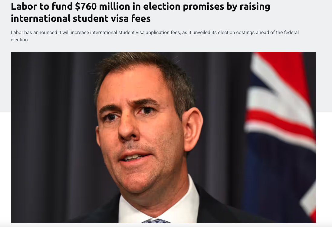 AUSTRALIA'S SHORT-TERM THINKING: HOW LABOR’S STUDENT VISA HIKE RISKS LONG-TERM DAMAGE
